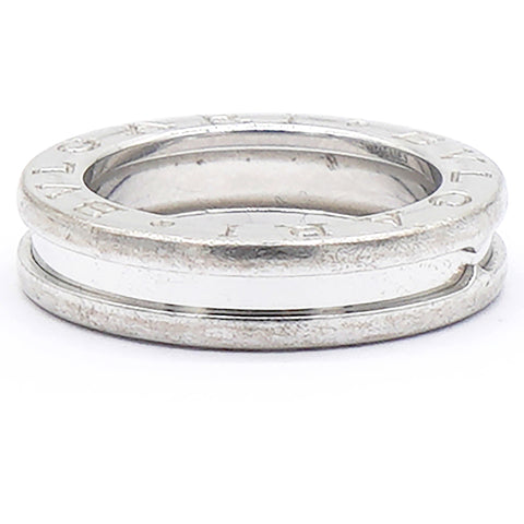 Bulgari 18K White Gold B.Zero1 One-Band Ring Size46 