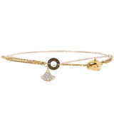 Bulgari 18K Yellow Gold Diamond Divas' Dream Bracelet  