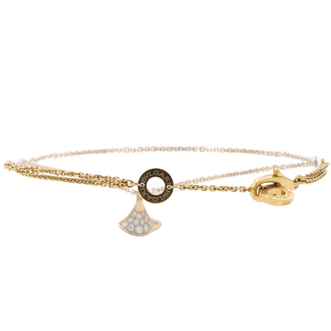 Bulgari 18K Yellow Gold Diamond Divas' Dream Bracelet  