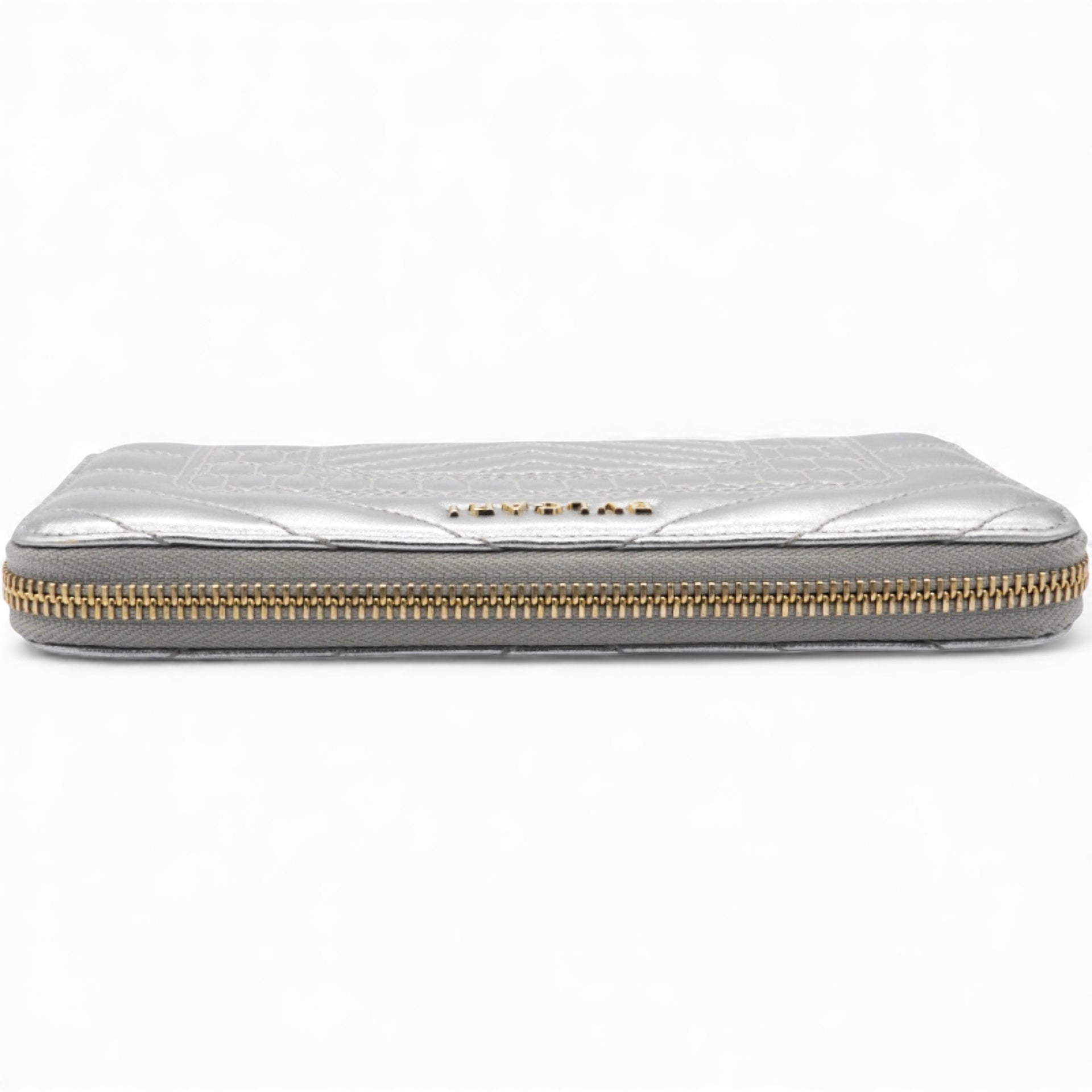 Bvlgari Authentic Leather Long Wallet Serpenti Forever Silver Rare