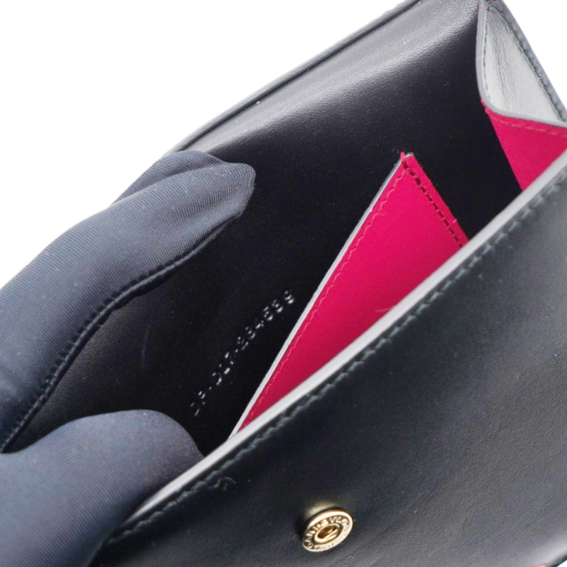 Bvlgari Black Leather Serpenti Shoulder Bag 