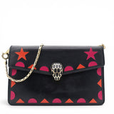 Bvlgari Black Leather Serpenti Shoulder Bag 