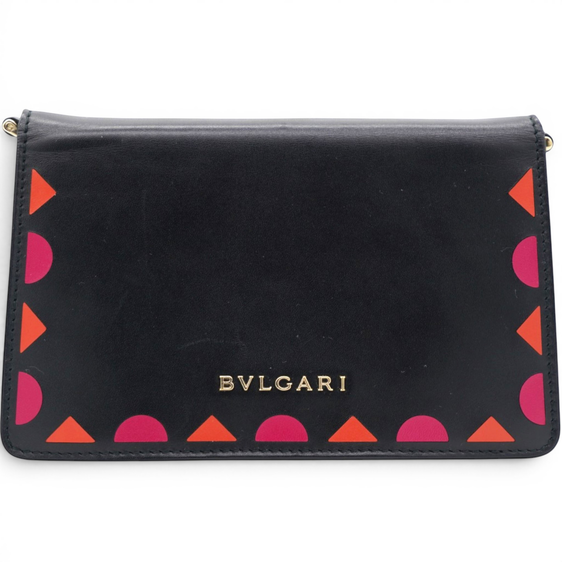 Bvlgari Black Leather Serpenti Shoulder Bag 