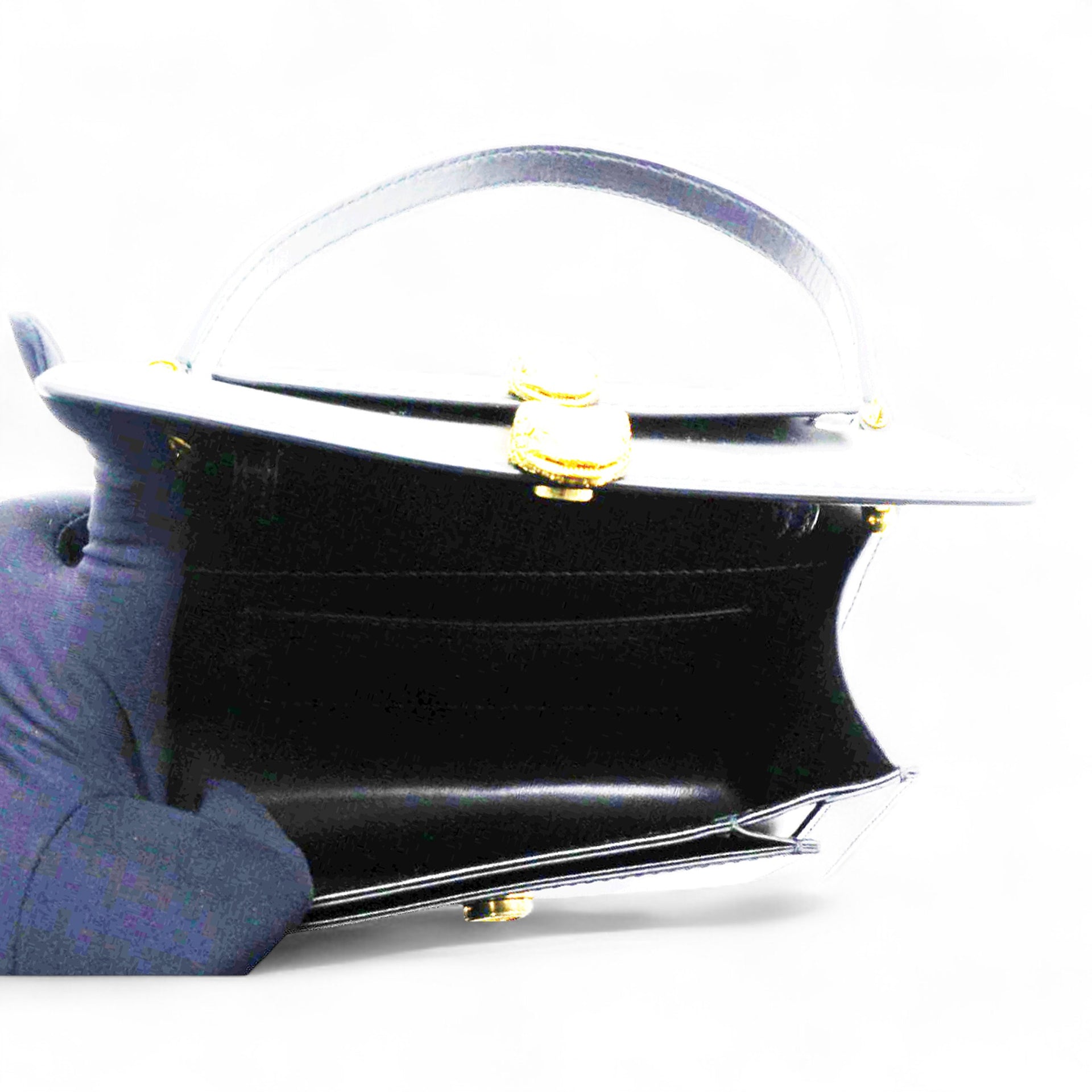 Bvlgari Black Leather X Alexander Wang Serpenti Tote and Shoulder Bag 