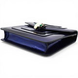 Bvlgari Blue Patent Leather Serpenti Forever Shoulder Bag 