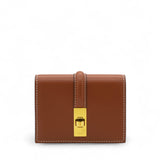 CÉLINE Card Holder With Flap 16 In Satinated