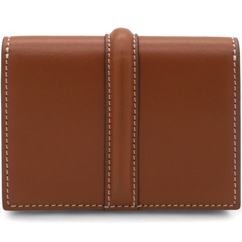 CELINE Card Holder With Flap 16 In Satinated 