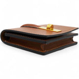 CELINE Card Holder With Flap 16 In Satinated 