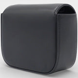 CELINE Mini Triomphe in Shiny Calfskin Black