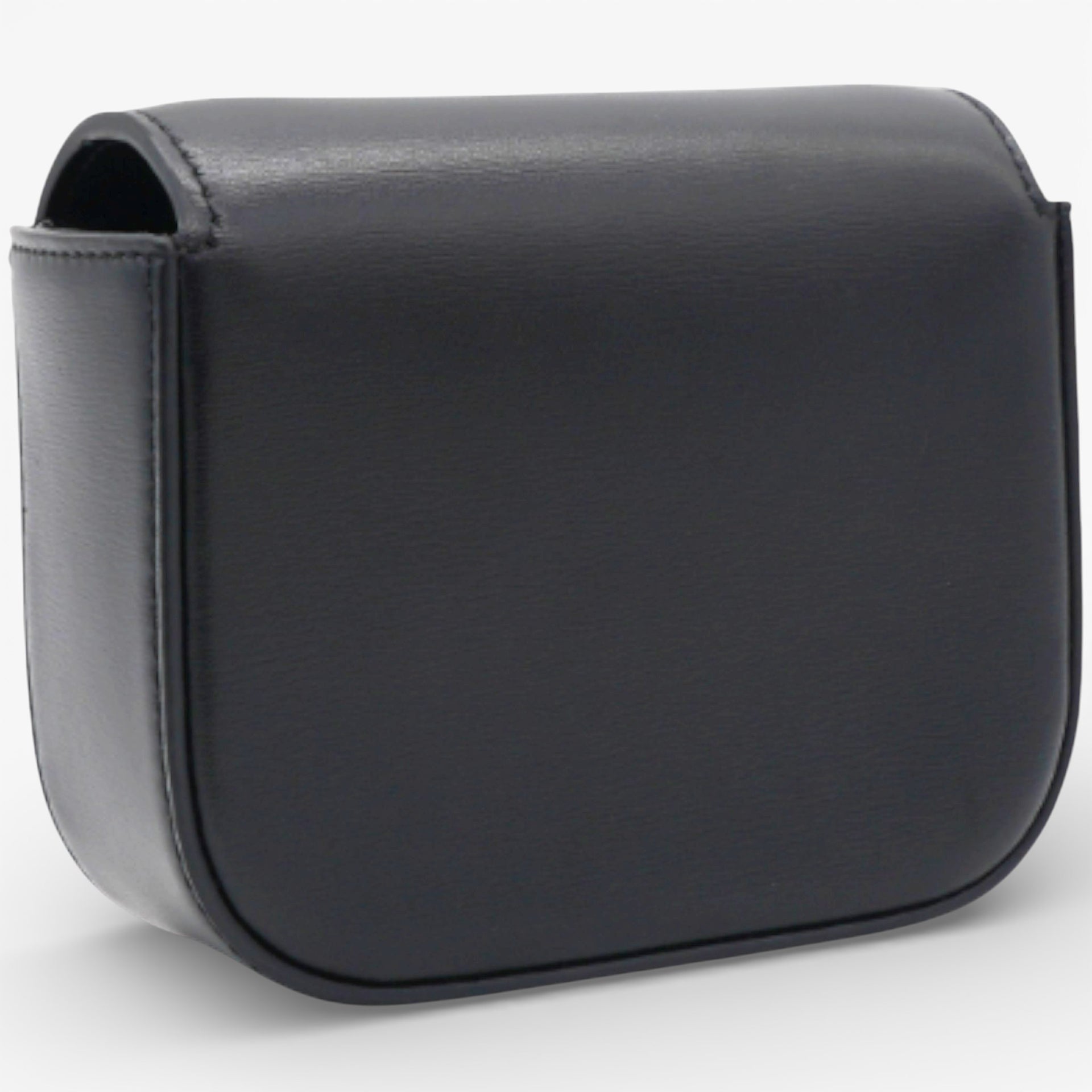 CELINE Mini Triomphe in Shiny Calfskin Black