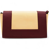 CELINE Shiny Smooth Calfskin Frame Shoulder Bag Ruby Nude 