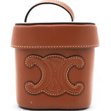 CELINE Smooth Calfskin Cuir Triomphe Box Tan 