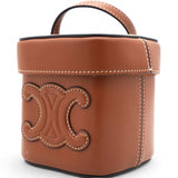 CELINE Smooth Calfskin Cuir Triomphe Box Tan 