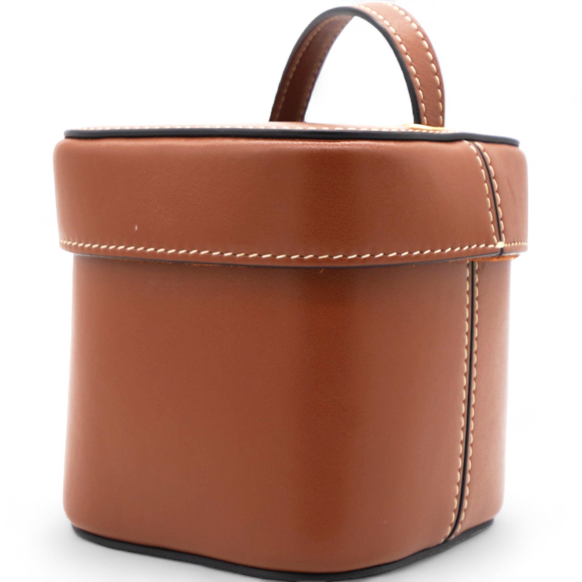 CELINE Smooth Calfskin Cuir Triomphe Box Tan 