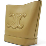  CELINE Smooth Calfskin Cuir Triomphe Bucket Bag Tan 