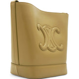  CELINE Smooth Calfskin Cuir Triomphe Bucket Bag Tan 