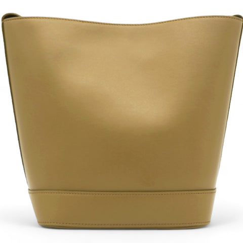  CELINE Smooth Calfskin Cuir Triomphe Bucket Bag Tan 