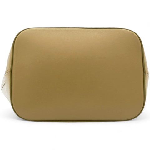  CELINE Smooth Calfskin Cuir Triomphe Bucket Bag Tan 