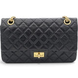  CHANEL Aged Quilted 2.55 Reissue 225 Flap  