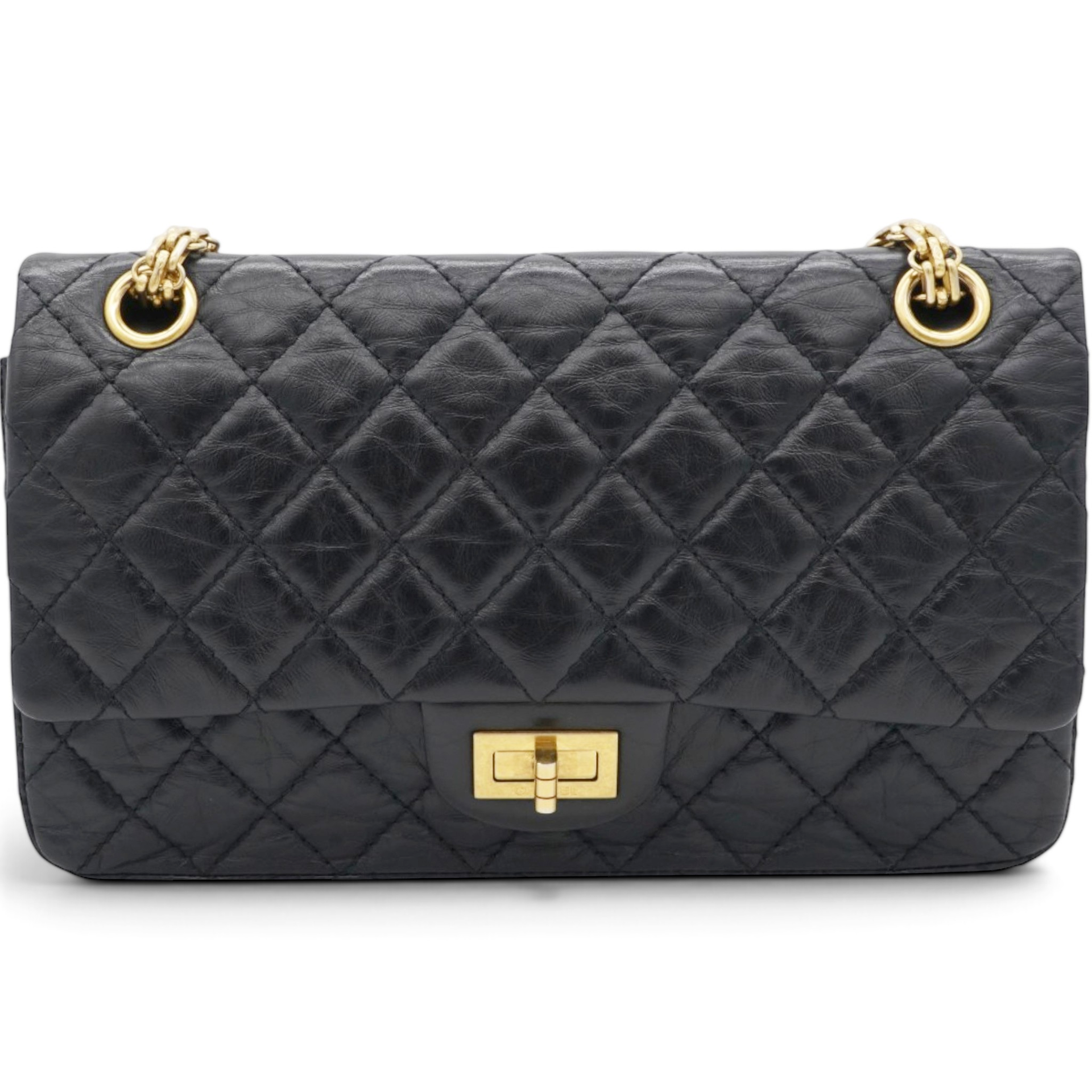  CHANEL Aged Quilted 2.55 Reissue 225 Flap  