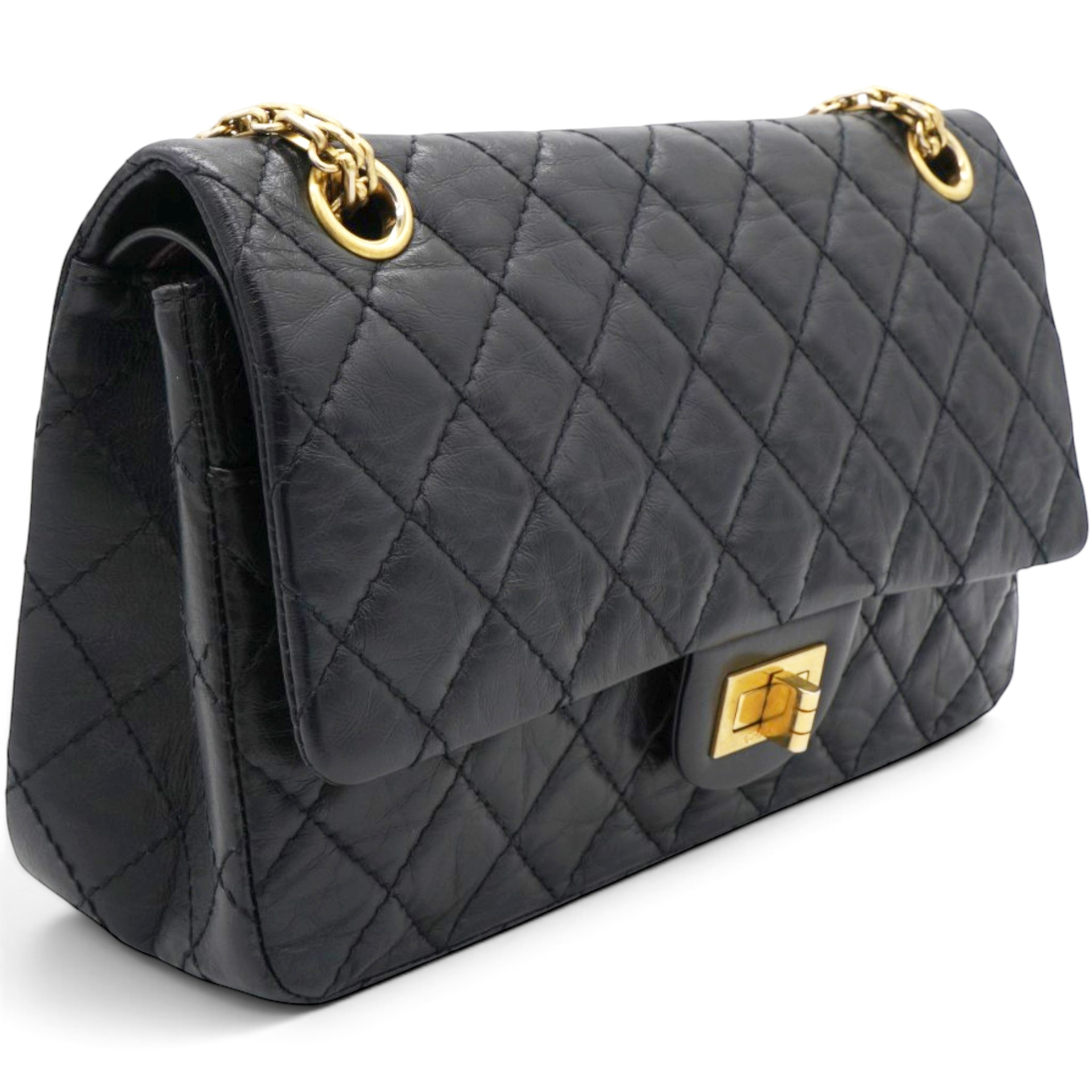 CHANEL Aged Quilted 2.55 Reissue 225 Flap  
