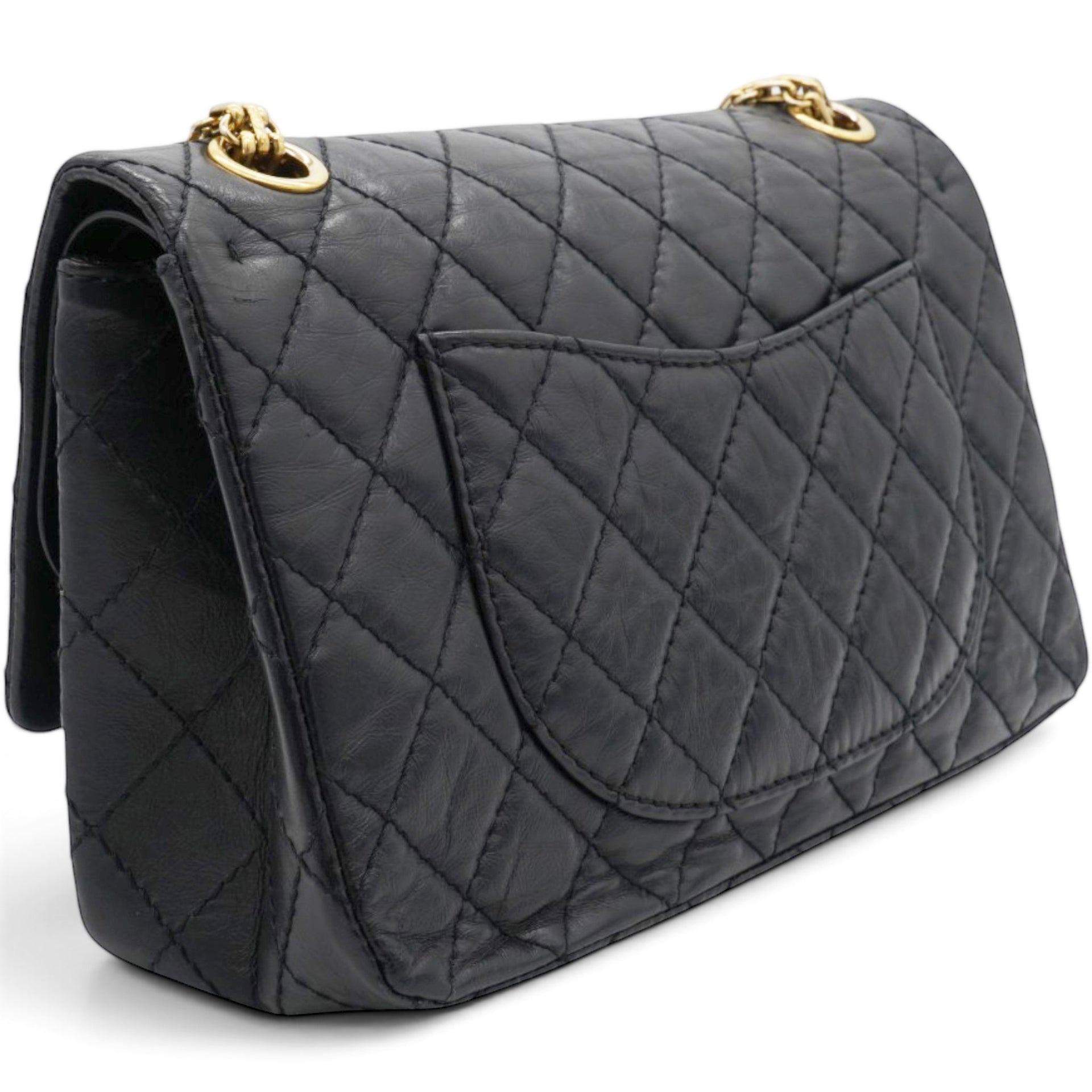  CHANEL Aged Quilted 2.55 Reissue 225 Flap  