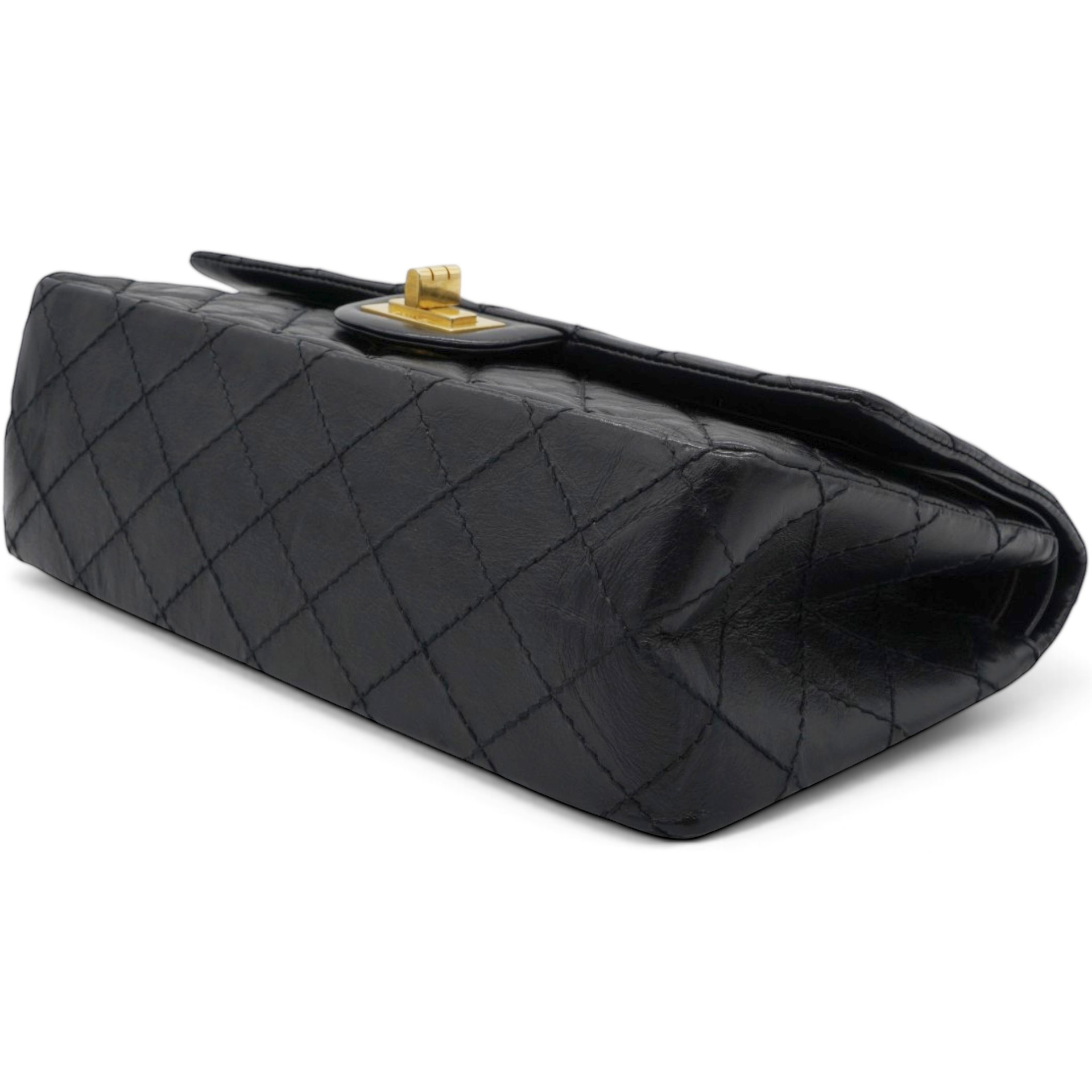  CHANEL Aged Quilted 2.55 Reissue 225 Flap  