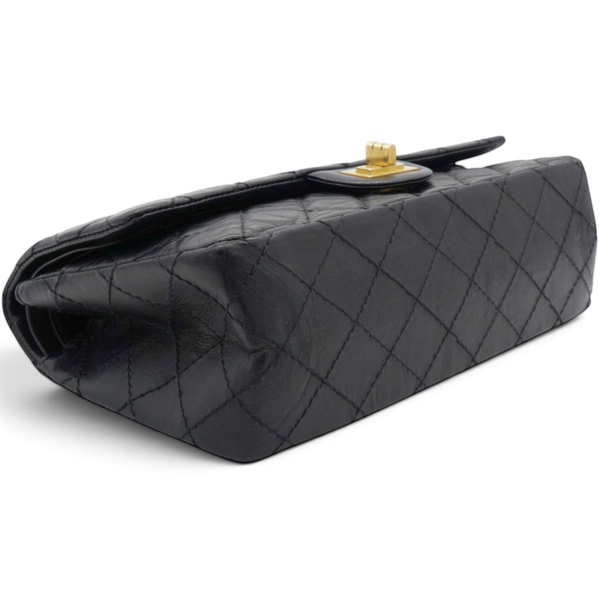 CHANEL Aged Quilted 2.55 Reissue 225 Flap  