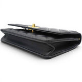CHANEL Black Quilted Leather Trendy CC Wallet On Chain 