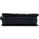 CHANEL Calfskin Chevron Medium Boy Flap  