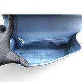 CHANEL Matelasse Coco Mark Chain Caviar Shoulder Bag Navy  