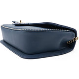 CHANEL Matelasse Coco Mark Chain Caviar Shoulder Bag Navy  