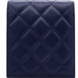 CHANEL Navy Lambskin Quilted Flap Front Pocket Phone Holder Bag 