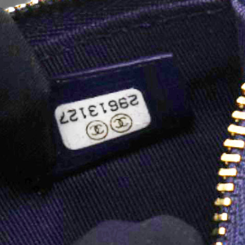 CHANEL Navy Lambskin Quilted Flap Front Pocket Phone Holder Bag 