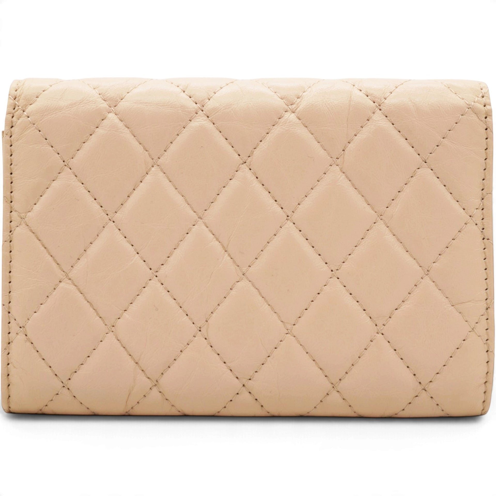 CHANEL Reissue Wallet Compact Beige 