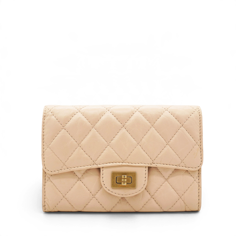 CHANEL Reissue Wallet Compact Beige 