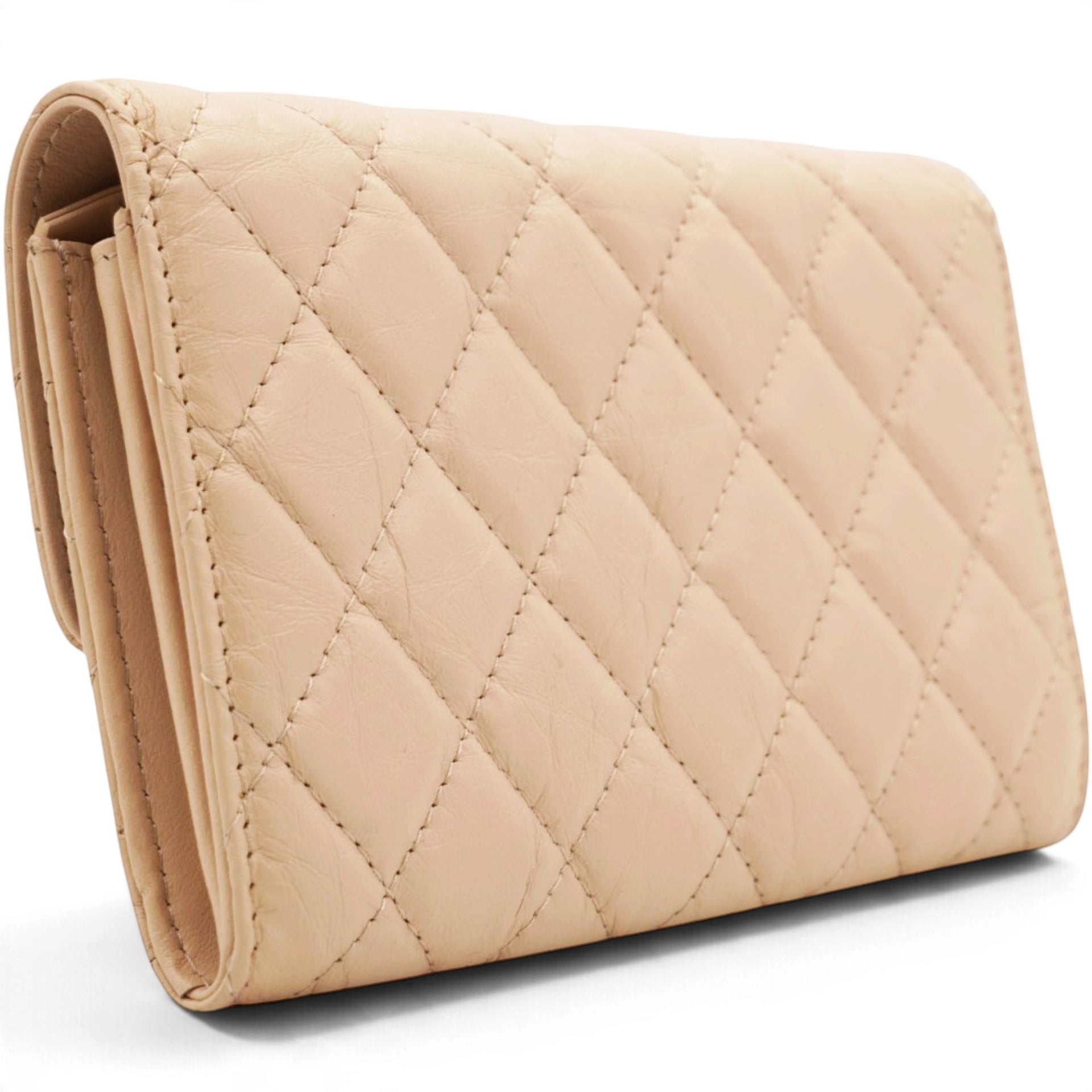 CHANEL Reissue Wallet Compact Beige 