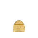 CHANEL Rue Cambon Dome Brooch Gold