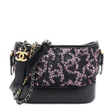 CHANEL Sequin Small Gabrielle Hobo Black/Gold 