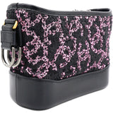 CHANEL Sequin Small Gabrielle Hobo Black/Gold 