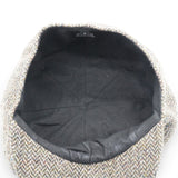 CHANEL Tweed Newsboy Cap Size S 