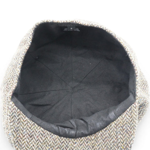 CHANEL Tweed Newsboy Cap Size S 