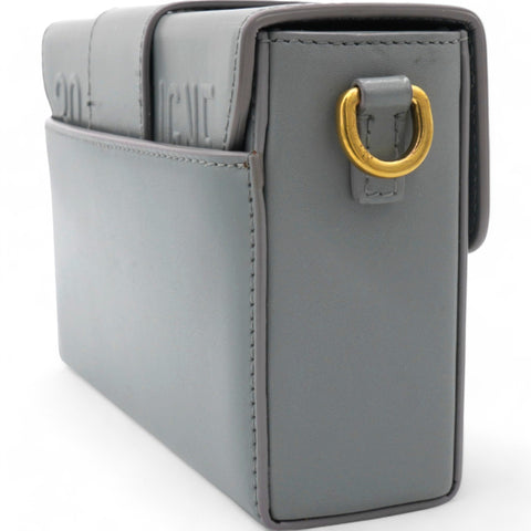 CHRISTIAN DIOR Box 30 Montaigne Flap Bag Blue 