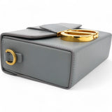 CHRISTIAN DIOR Box 30 Montaigne Flap Bag Blue 