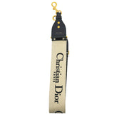 CHRISTIAN DIOR Embroidered Jacquard Ring Shoulder Strap 