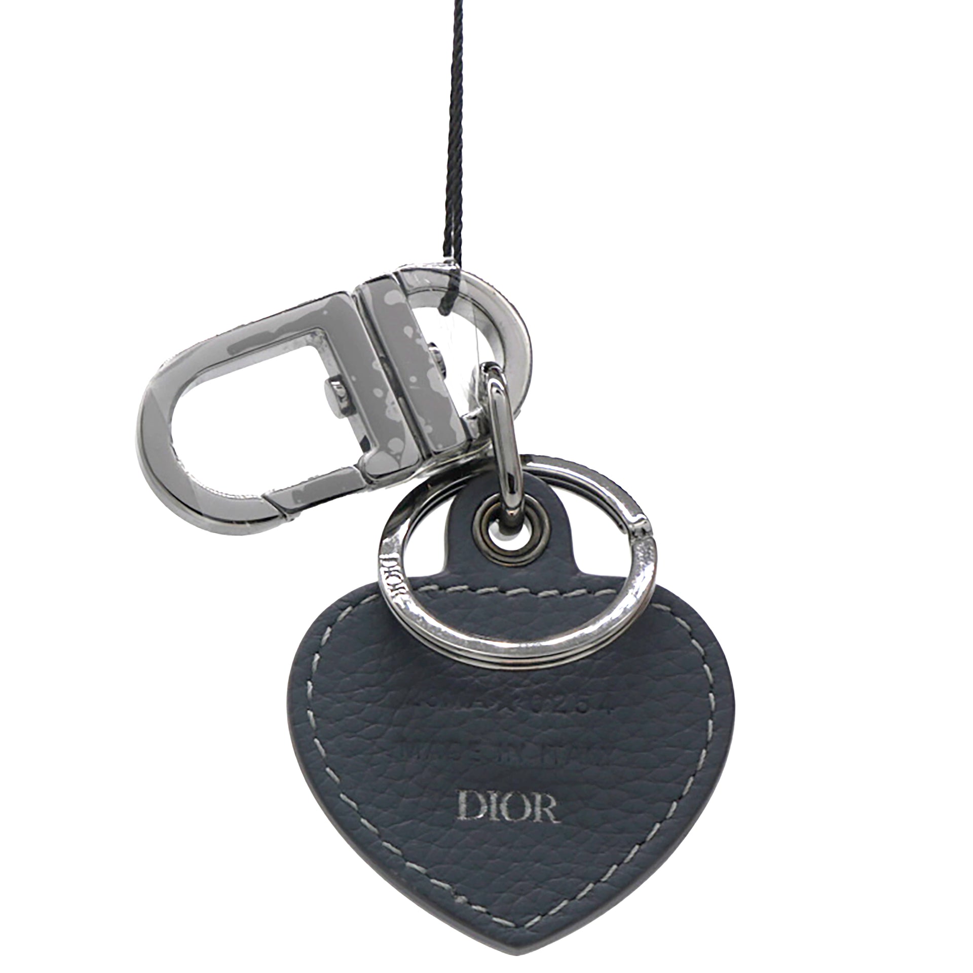 CHRISTIAN DIOR Keychains Unisex Dark Gray 