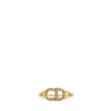 CHRISTIAN DIOR Metal CD Ring 