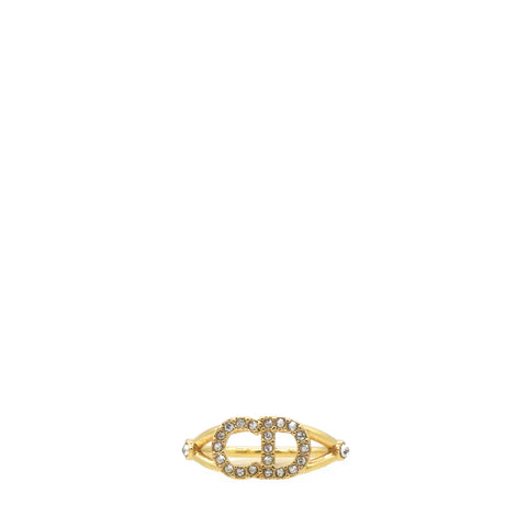CHRISTIAN DIOR Metal CD Ring 