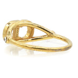 CHRISTIAN DIOR Metal CD Ring 