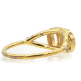 CHRISTIAN DIOR Metal CD Ring 